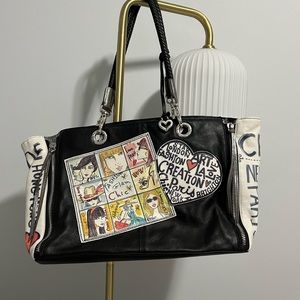 Brighton Fashionista Glam Leather Tote